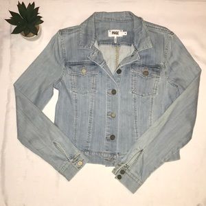 PAIGE Light Wash Denim Jacket
